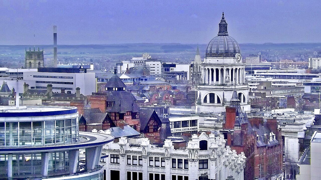 Nottingham skyline