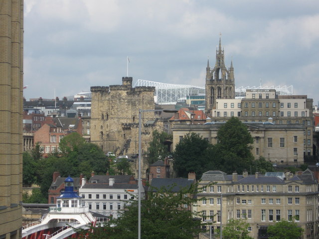Newcastle skyline from Gateshead
