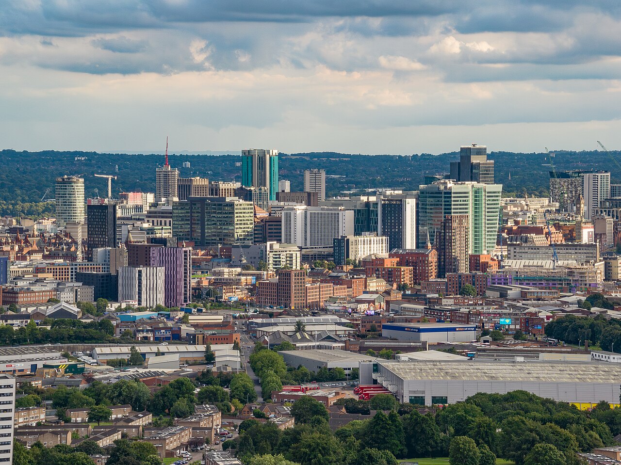 Birmingham, England skyline