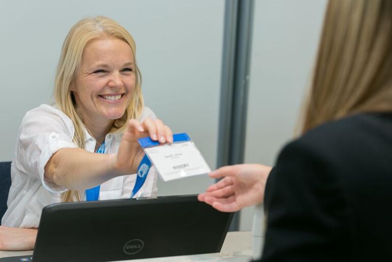 Healthcare Innovation barcoded badges