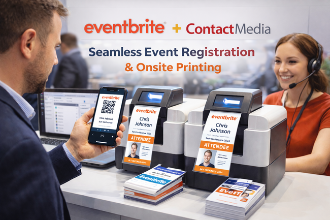 Eventbrite on-site badge printing